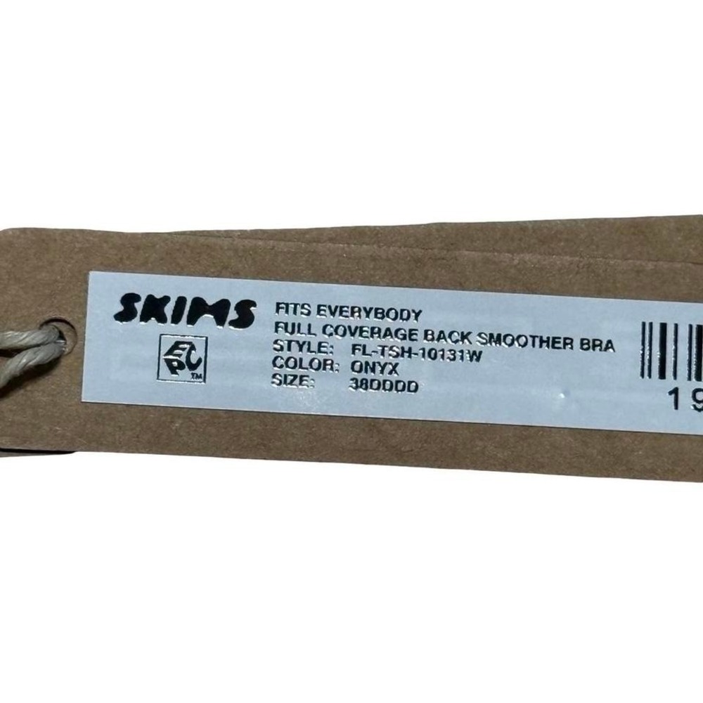Skims Fits Everybody Full Coverage Back Smoother Bra - Black - NWT - 38dddd - Picture 6 of 6